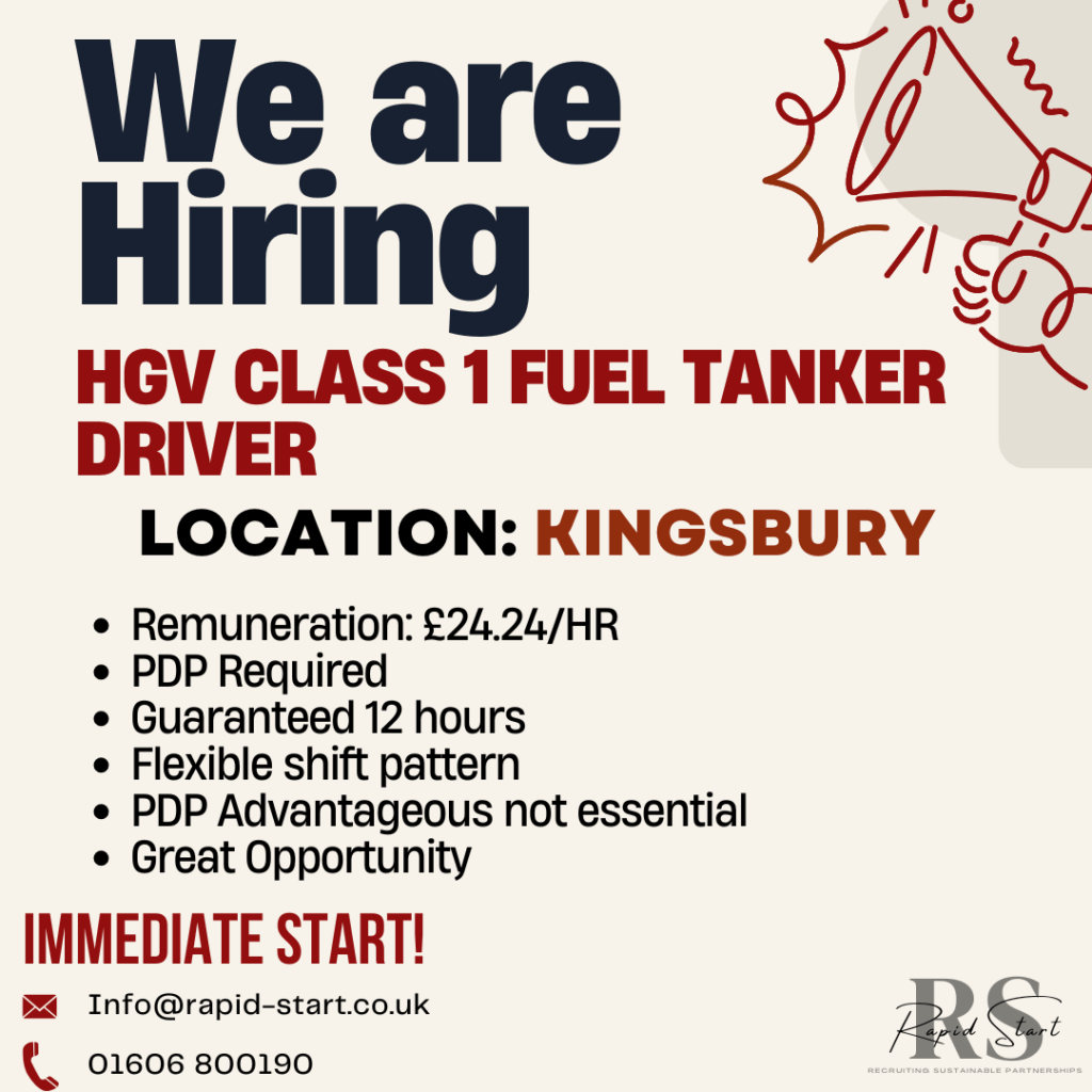 HGV driver kingsbury