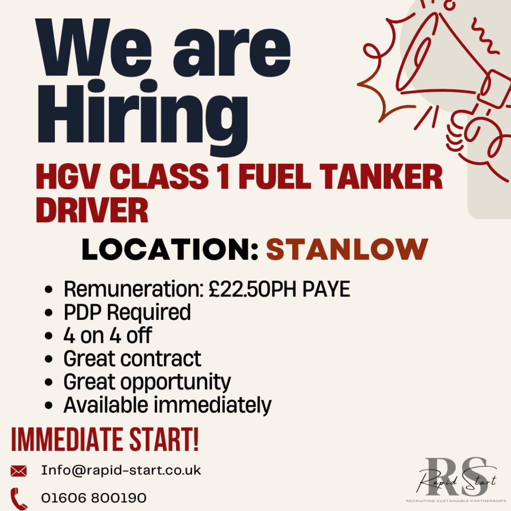 Stanlow HGV Tanker Driver 